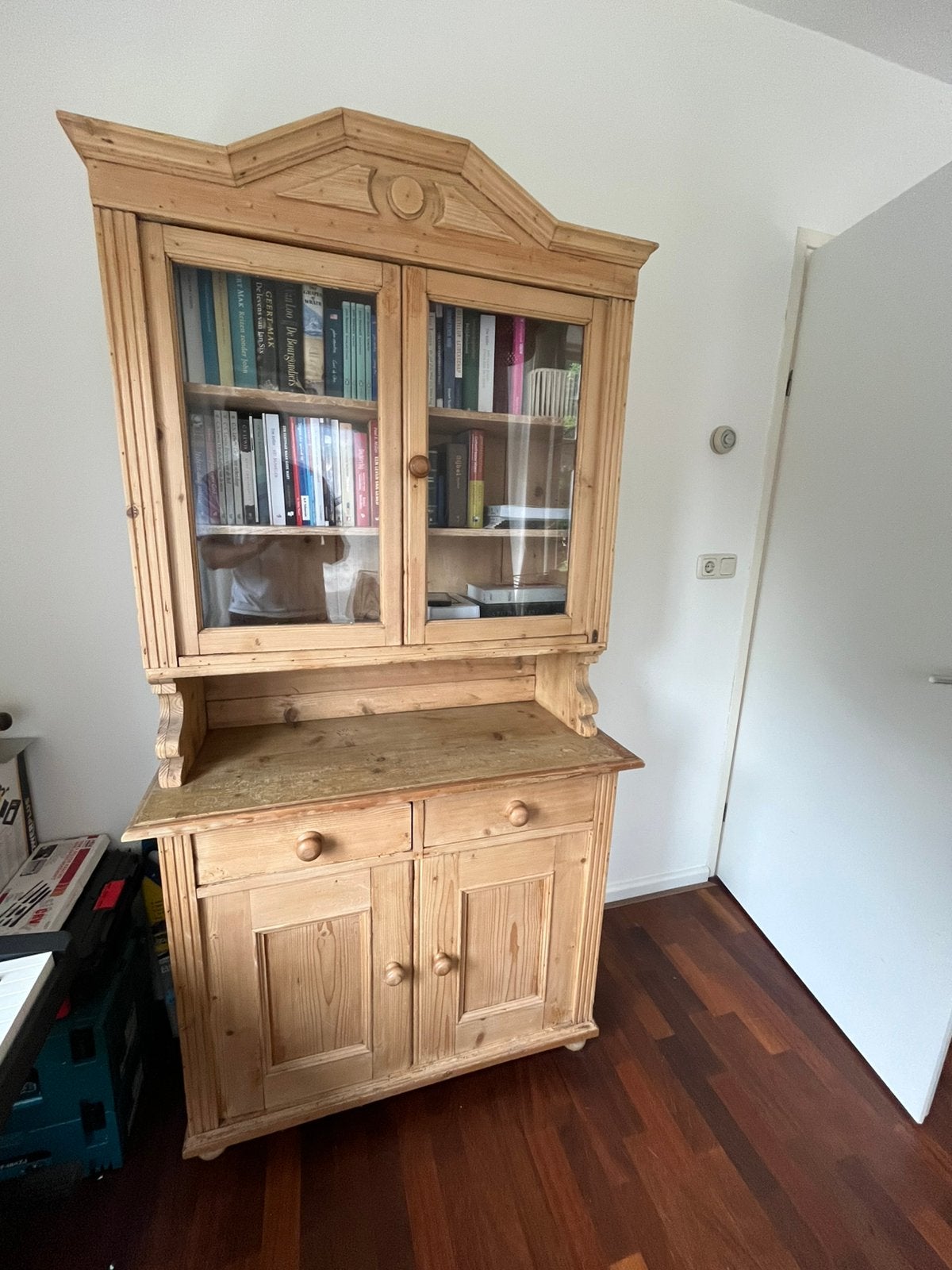 Houten grenen kast, Ophalen, Zo goed als nieuw, 25 tot 50 cm, Minder dan 100 cm