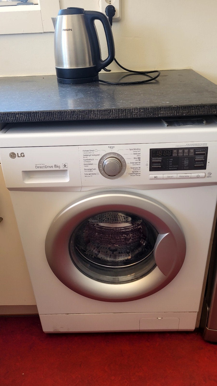 LG wasmachine,  in zeer goede staat, Witgoed en Apparatuur, Wasmachines, 1200 tot 1600 toeren, Gebruikt, 8 tot 10 kg, Ophalen of Verzenden