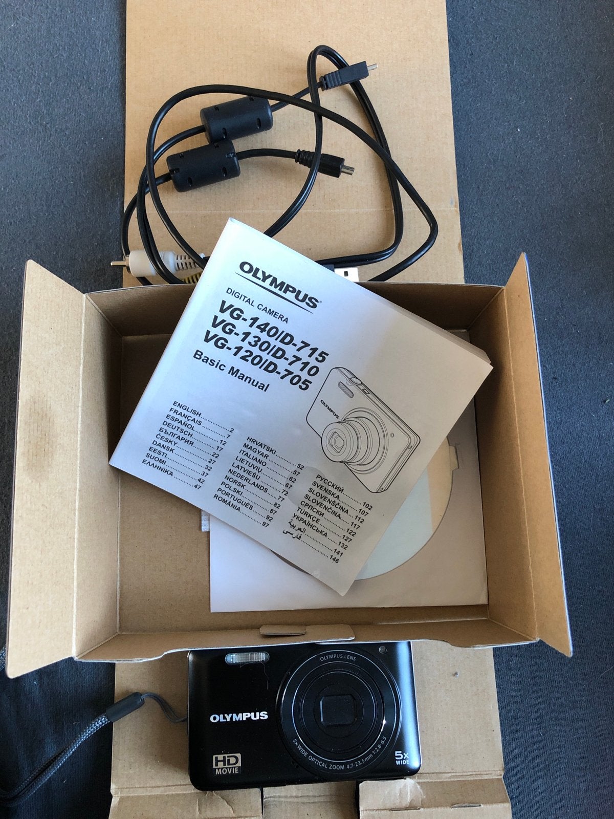 Olympus VG-130 Compact Camera - 14MP, 5x Zoom, Ophalen of Verzenden, Zo goed als nieuw, Olympus, 4 t/m 7 keer
