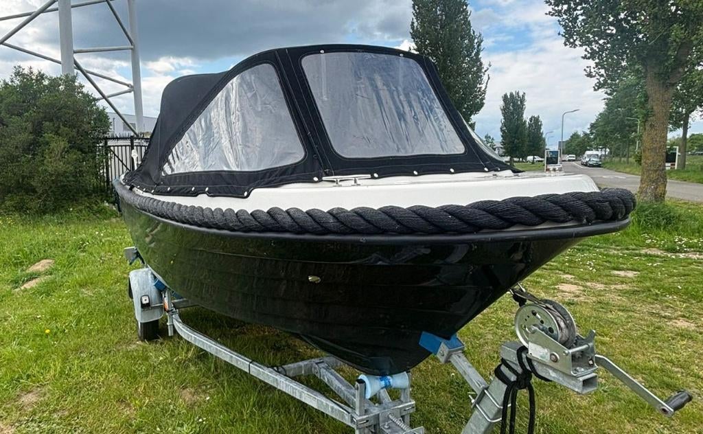 Topcraft 565 Tender 2022 | Honda 20 PK | Inclusief trailer, Watersport en Boten, Sloepen, Ophalen, Tender, Gebruikt, Topcraft