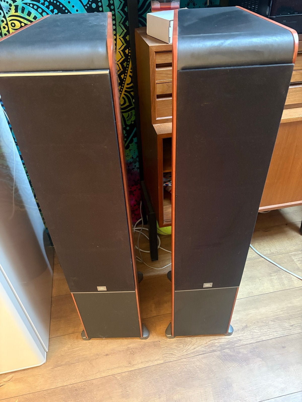 JBL ES80 Vloerstaande Luidsprekers - Krachtig Geluid, Audio, Tv en Foto, Ophalen, Vloerstaande luidspreker, Gebruikt, JBL