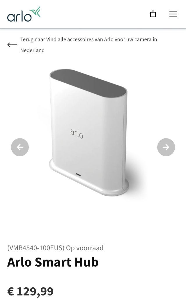 Arlo Smart Hub VMB4540-100EUS – nieuw, nooit gebruikt, Audio, Tv en Foto, Ophalen of Verzenden, Nieuw