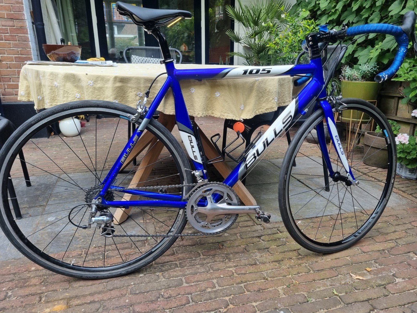 Heren racefiets. 12jr oud. Bulls 105, voll Shim105, maat 55., Gebruikt, Aluminium, 15 tot 20 versnellingen, 53 tot 57 cm