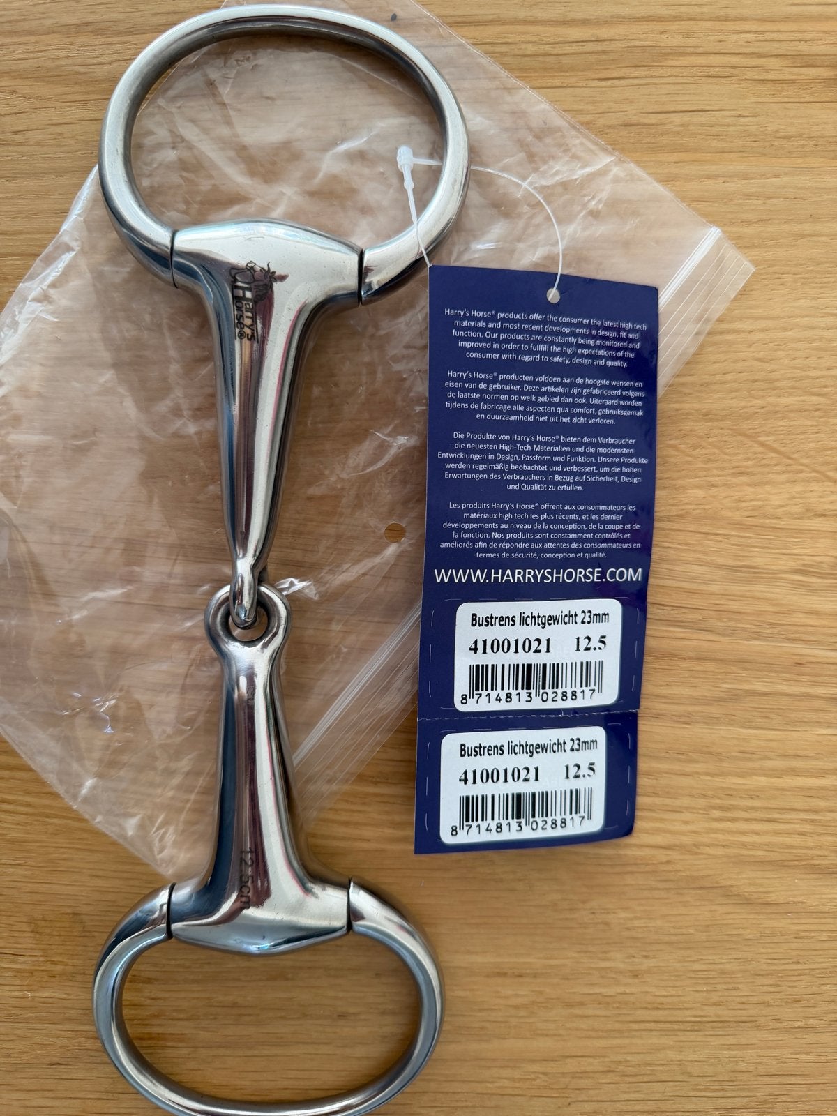 Bit paard 12,5 cm nieuw, Dieren en Toebehoren, Ophalen of Verzenden