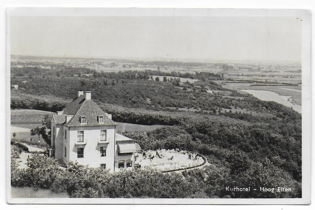 Hoog Elten Kurhotel Ansichtkaart Uit 1956 B7256 ), Ophalen of Verzenden, 1940 tot 1960, Gelopen, Gelderland