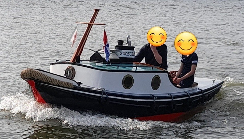 Erg mooie opduwer uit 1918 in zeer goede, originele, staat., Ophalen, Gebruikt