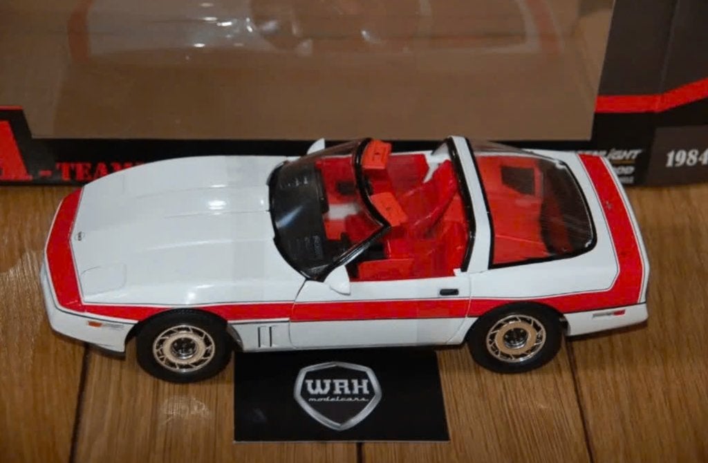 1:18 CHEVROLET CORVETTE C4 THE A TEAM Greenlight in doos WRH, Hobby en Vrije tijd, Verzenden, Zo goed als nieuw, Auto, Overige merken