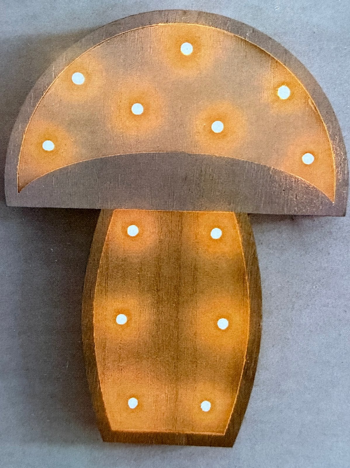 Wandlamp paddenstoel - Nieuw in doos - Delight, Bruin, Nieuw, Overige fittingen, Ophalen of Verzenden