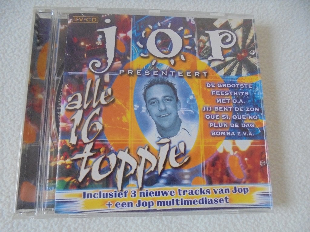 CD Jop Presenteert Alle 16 TOPPIE, Ophalen of Verzenden, Zo goed als nieuw, Levenslied of Smartlap
