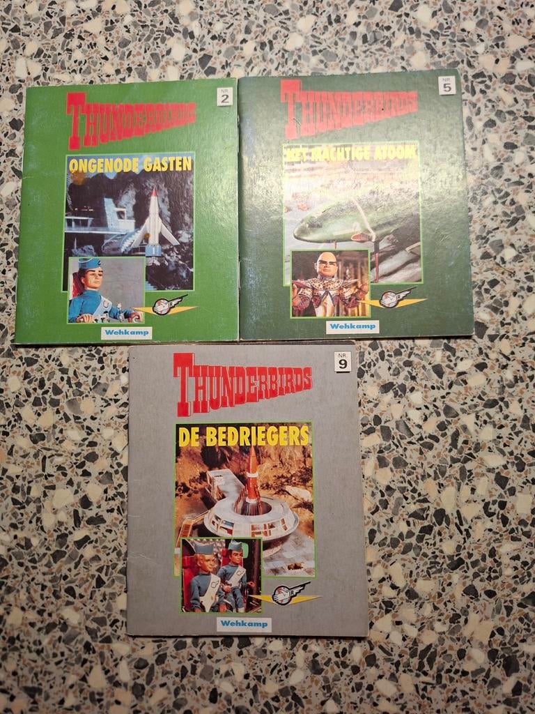 3 boekjes 2, 5 en 9 van the Thunderbirds, Verzenden