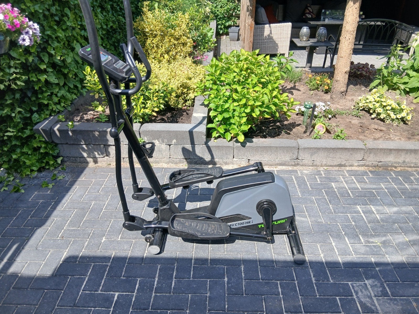 Tunturi Crosscountry Machine met Hartslagmeter, Sport en Fitness, Ophalen, Zo goed als nieuw, Crosstrainer, Metaal