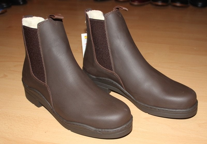 Gevoerde korte laarzen, met wol gevoerde jodphur boots, Gevoerd, Nieuw, Ophalen of Verzenden, Bruin
