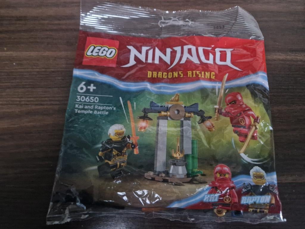 LEGO NINJAGO Tempelstrijd van Kai en Rapton (polybag)- 30650, Lego, Nieuw, Ophalen of Verzenden, Compleet