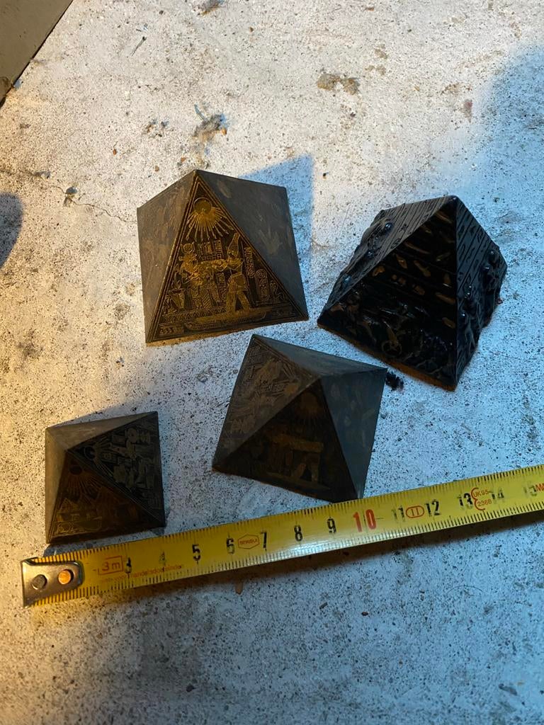 Egyptische Piramide Decoratie Set - Antieke Stijl, Ophalen of Verzenden