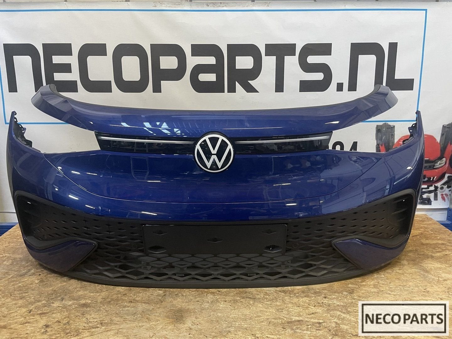 BUMPER VW ID5 ID.5 VOORBUMPER COMPLEET MET RADAR ORIGINEEL, Gebruikt, Volkswagen, -, Ophalen of Verzenden