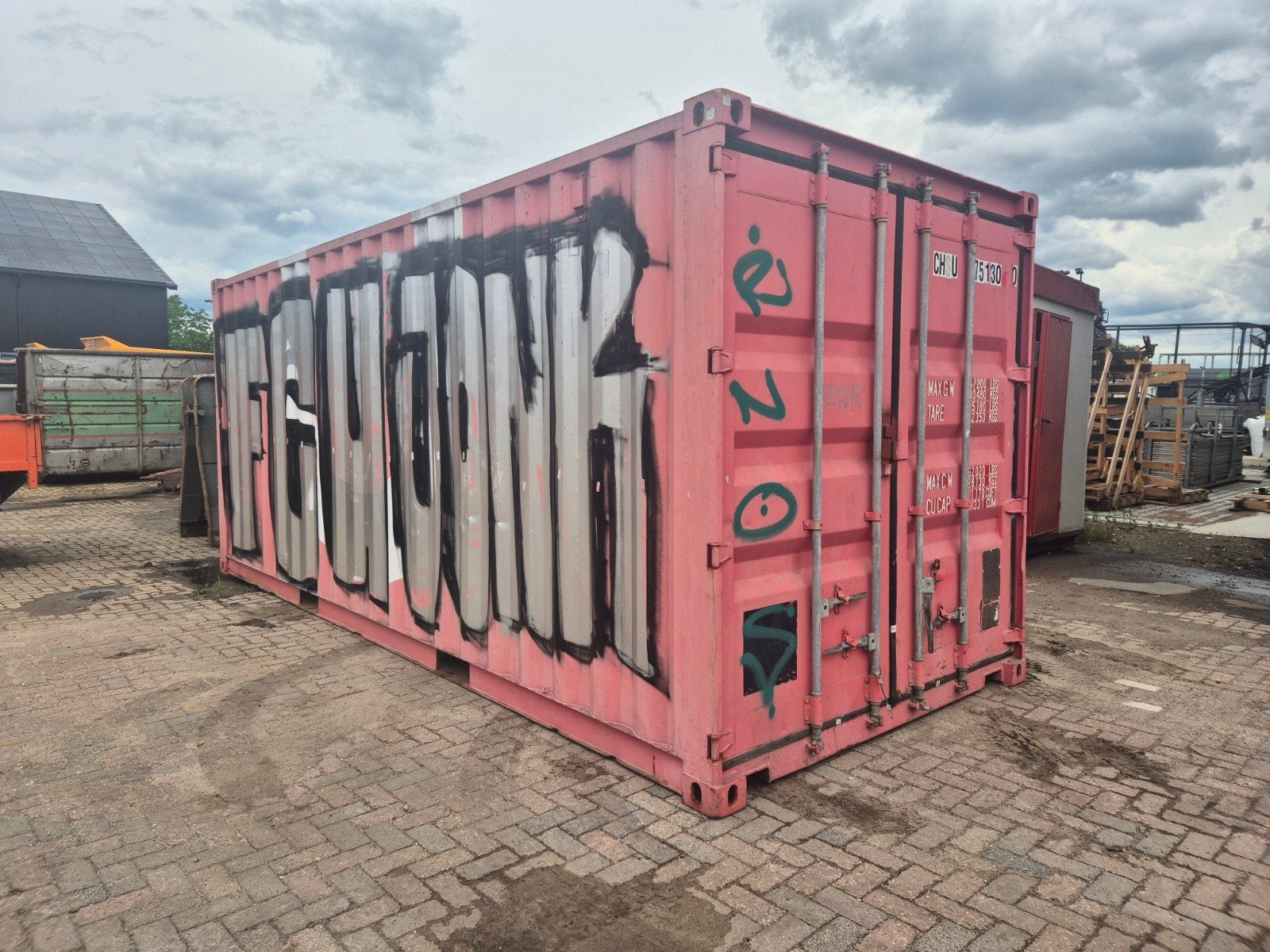 20ft zeecontainer | Kunst | graffiti | opslag | constructie, Ophalen of Verzenden