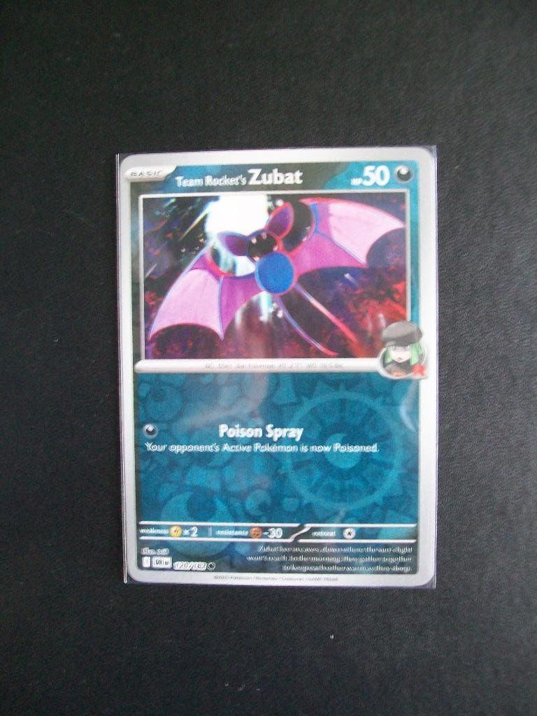 2084: Nieuwe Pokemon Kaart holofoil TEAM ROCKET's ZUBAT, Verzenden, Nieuw, Losse kaart, Foil