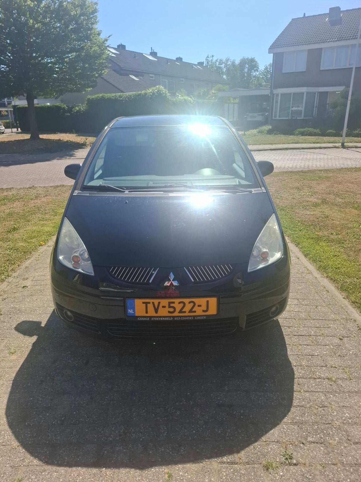 Mitsubishi Colt 1.3 CZ5 2007 Zwart, Auto's, Voorwielaandrijving, 31 €/maand, Handgeschakeld, Particulier