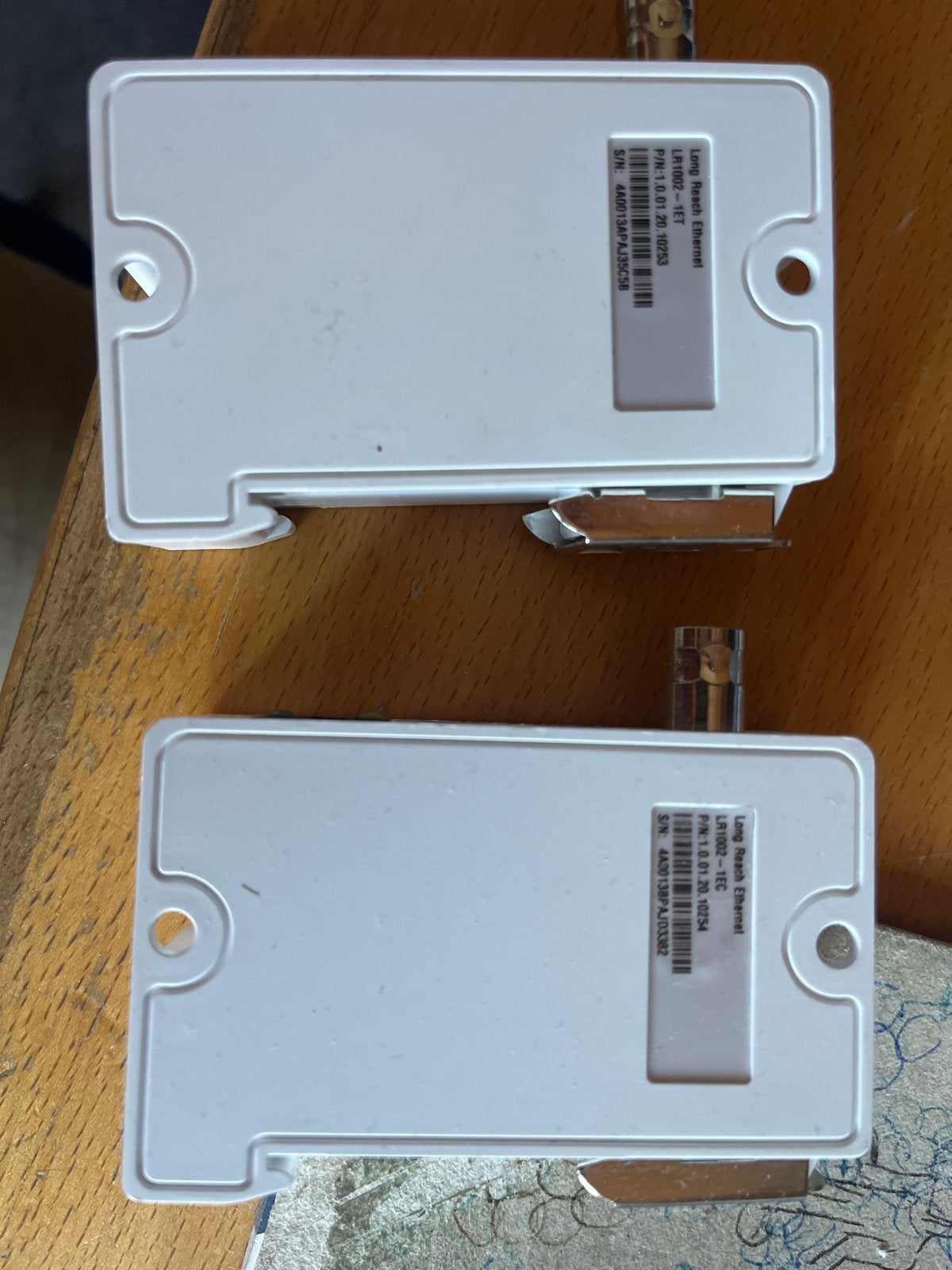 Ethernet PoE over Coax R59 BNC Adapter Set, Ophalen, Gebruikt