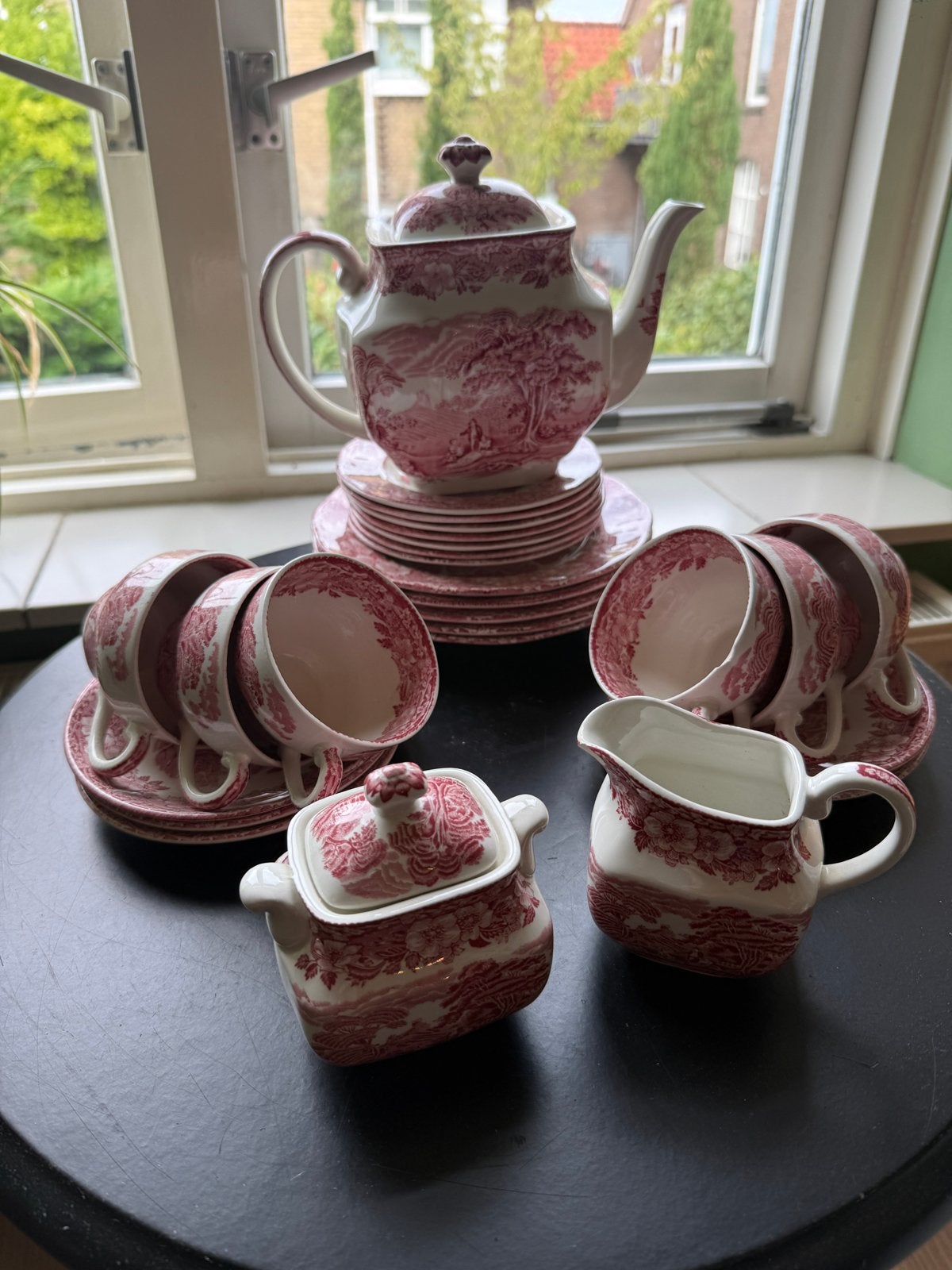 Vintage Enoch Wedgwood Woodland theeservies, Antiek en Kunst, Ophalen