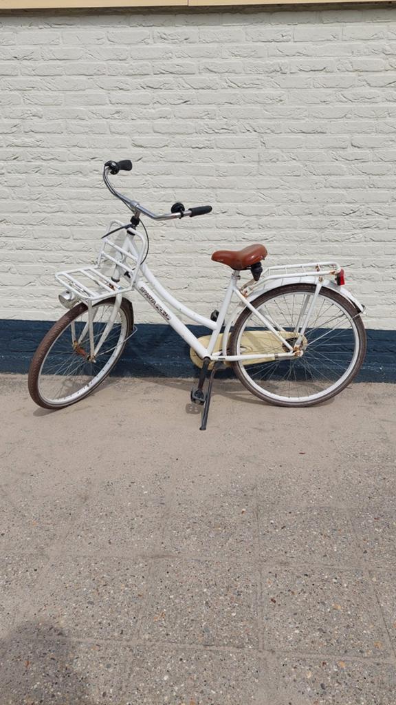 Sparta Pick-Up Transportfiets 26 inch- Wit, 3 versnellingen, Fietsen en Brommers, Fietsen | Dames | Damesfietsen, Ophalen, Terugtraprem