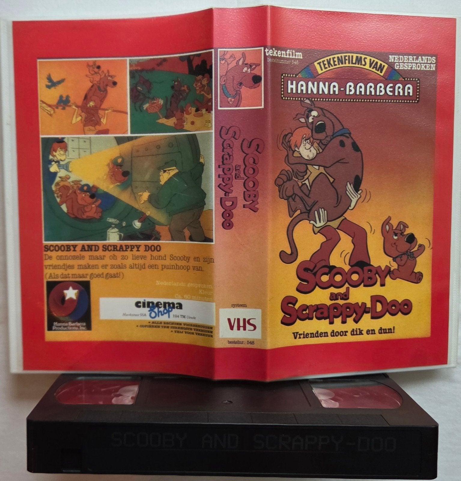 Hanna-Barbera Scooby-Doo And Scrappy-Doo VHS Cartoon, Alle leeftijden, Ophalen of Verzenden, Gebruikt