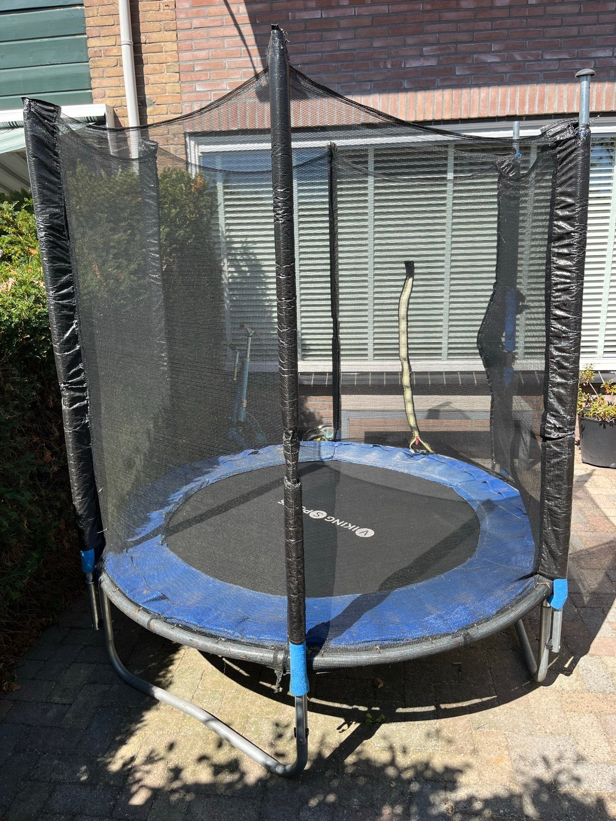 Viking Sport Trampoline 180cm met veiligheidsnet, Ophalen, Gebruikt