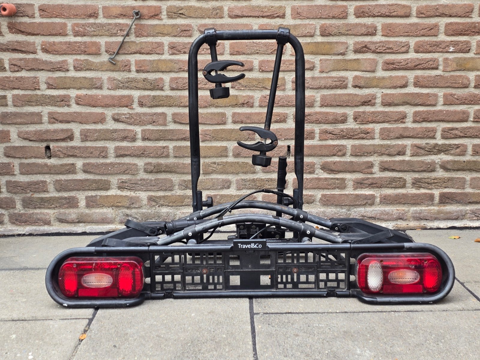 Travel & Co Trekhaakdrager voor 2 fietsen, Ophalen, 2 fietsen, Gebruikt, Trekhaakdrager