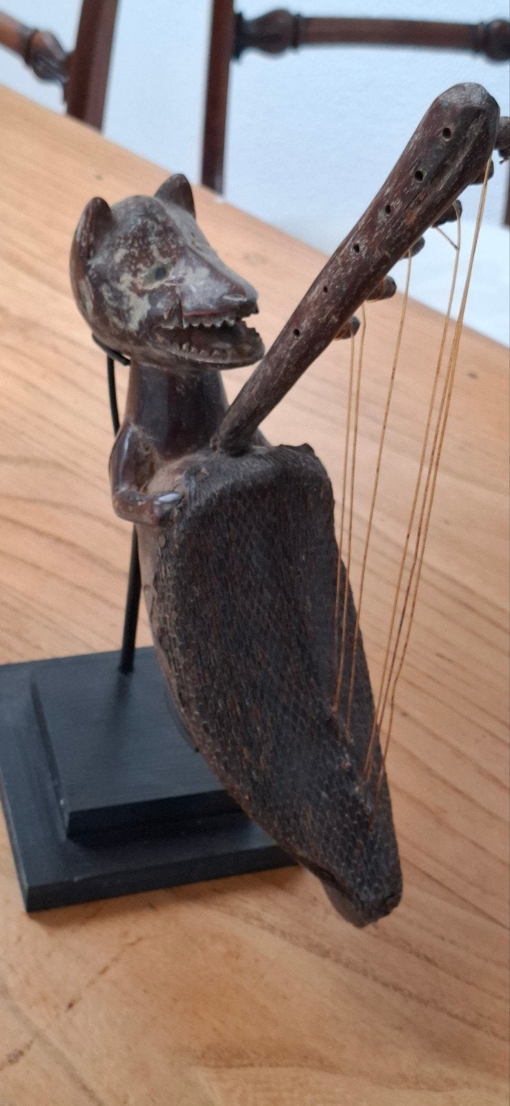 Boogharp Congo/Noord Azande/Manbetu, Pre 1960, Antiek en Kunst, Verzenden