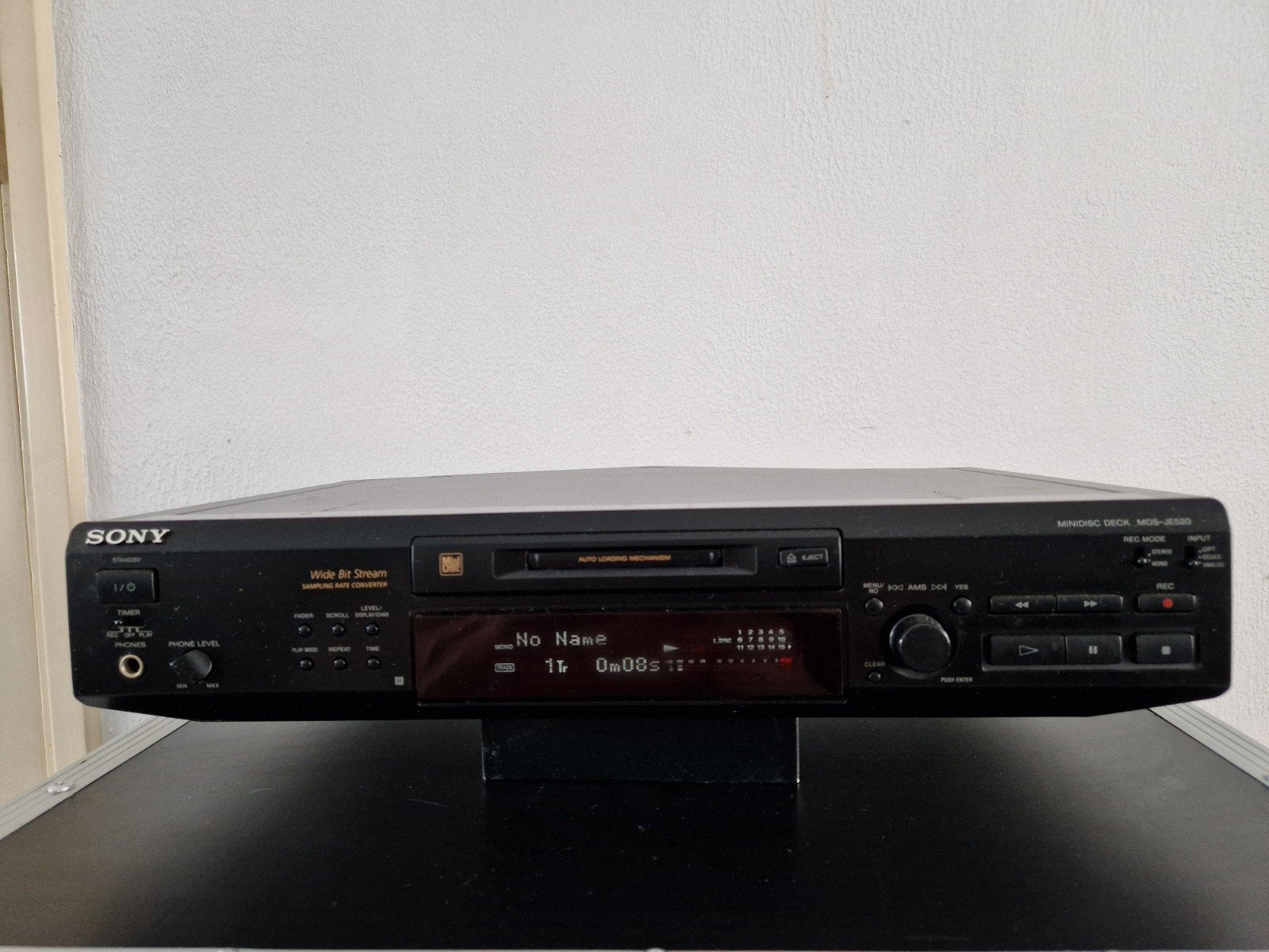 Sony MDS-JE520 Minidisc Recorder/speler, Ophalen