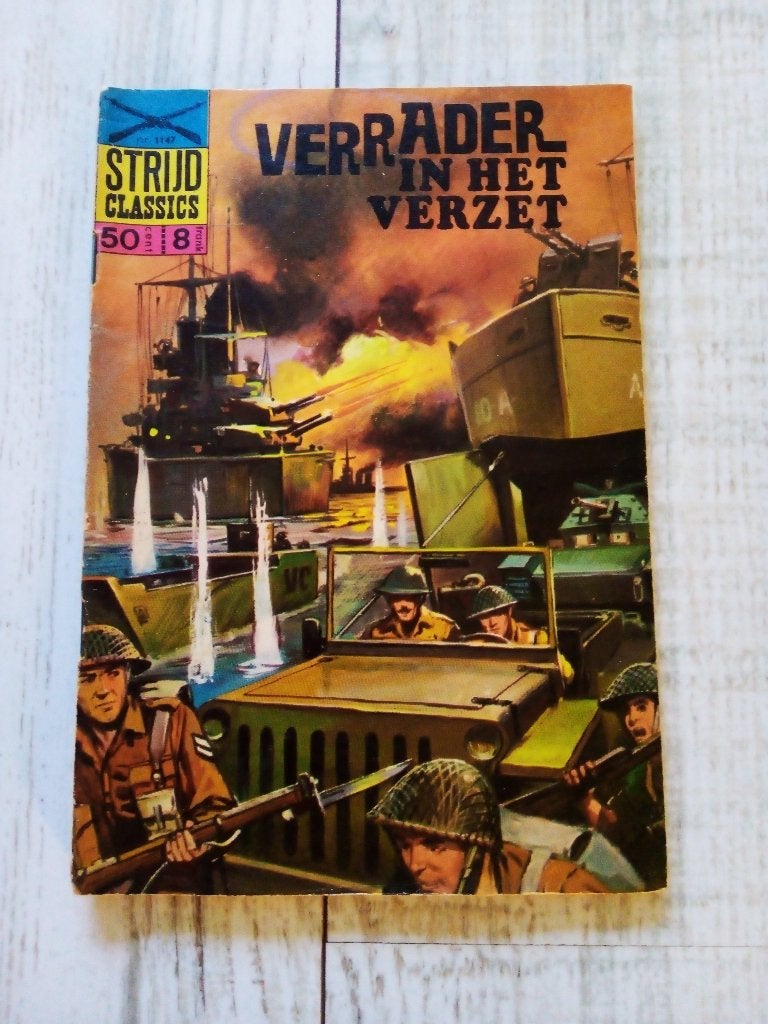 strijd classics nr.1147*1968*-verrader in het verzet, Boeken, Eén stripboek, Ophalen of Verzenden, Gelezen