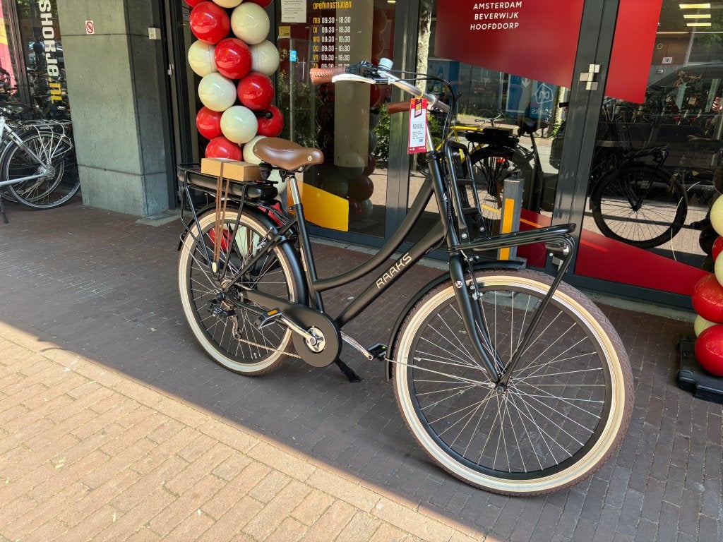 Fietshokje Raaks: Raaks Moxy elektrische damesfiets 7V, Niet ingevuld, Nieuw, 50 km per accu of meer, Niet ingevuld