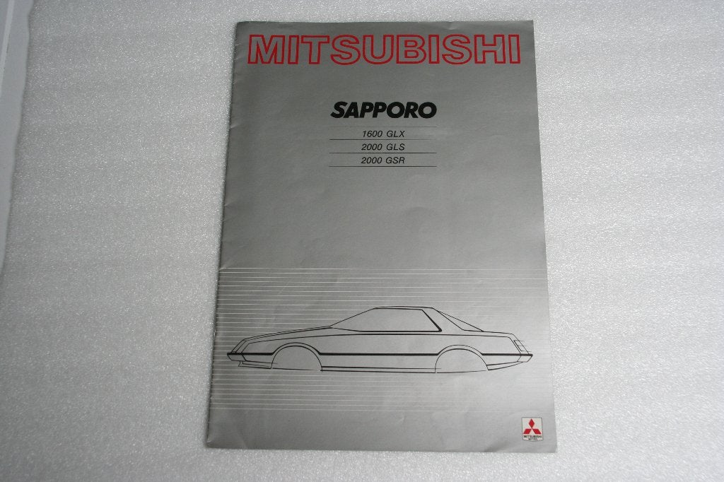 Folder Mitsubishi Sapporo (09-1981) (38), Ophalen of Verzenden, Nieuw, Mitsubishi