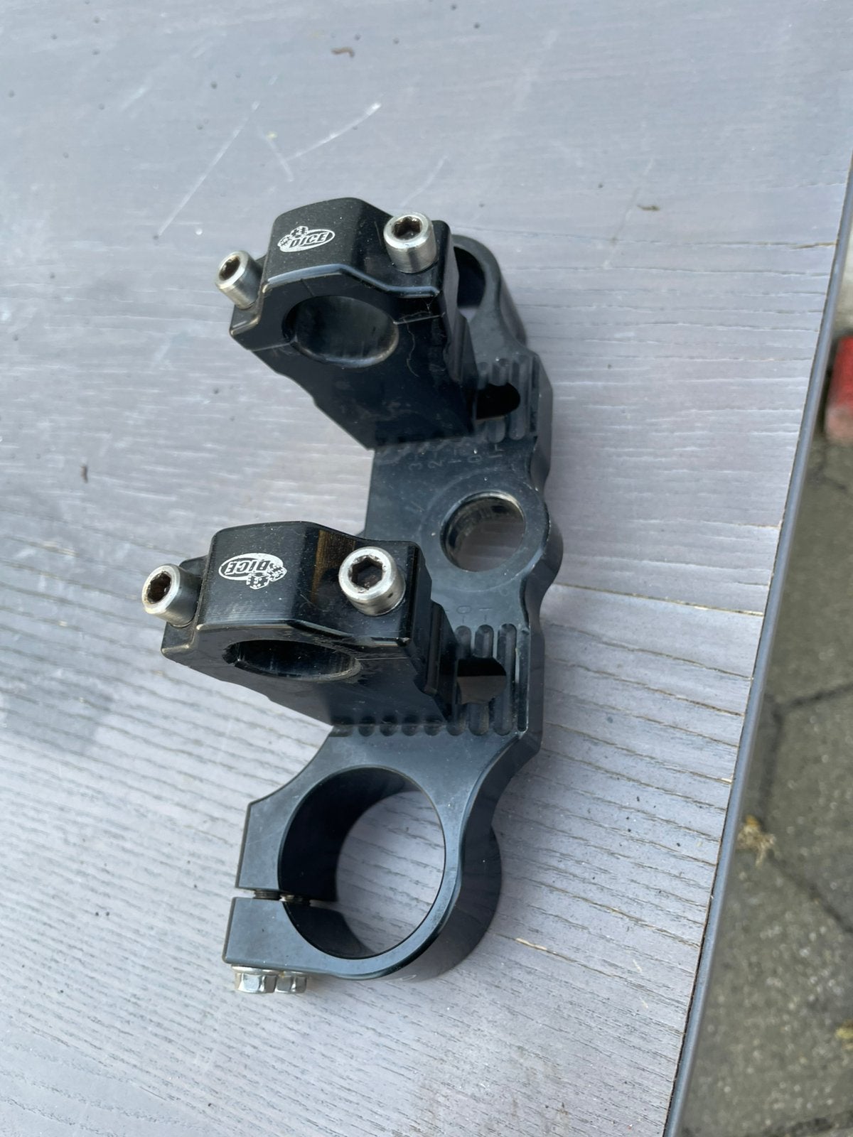 Honda CRF 150 kroonplaat., Ophalen