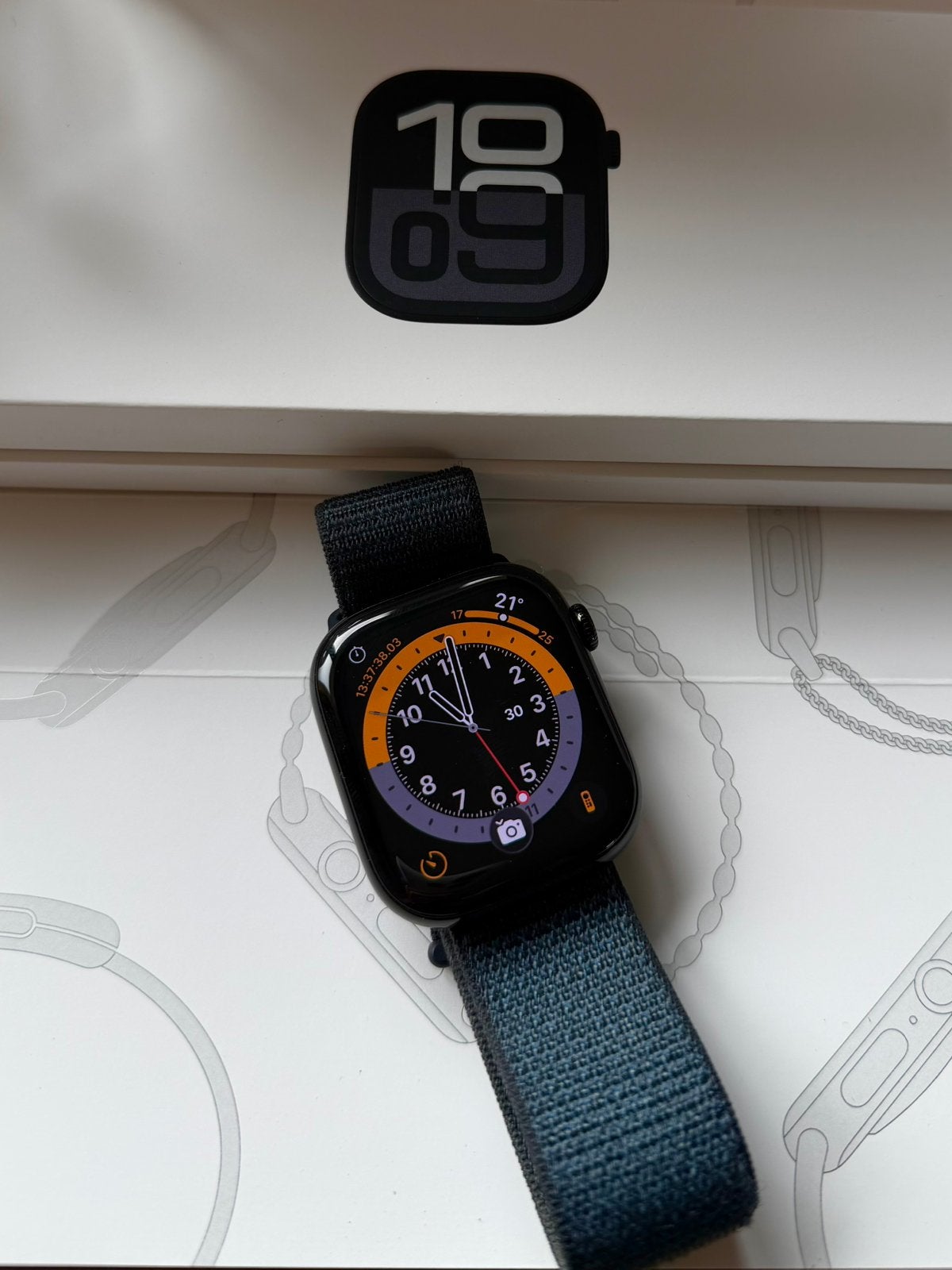 Apple Watch Series 10 46mm Jet Black – 100% batterij