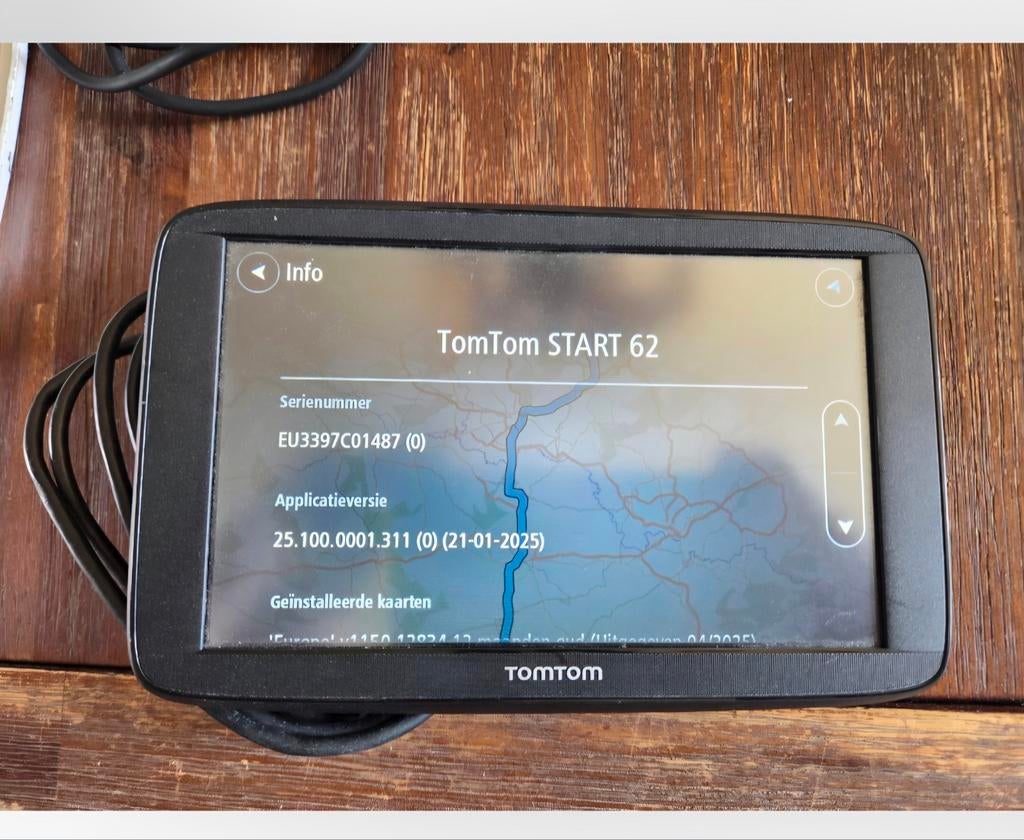 TomTom START 62 navigatie+ Europa, Ophalen of Verzenden, Zo goed als nieuw