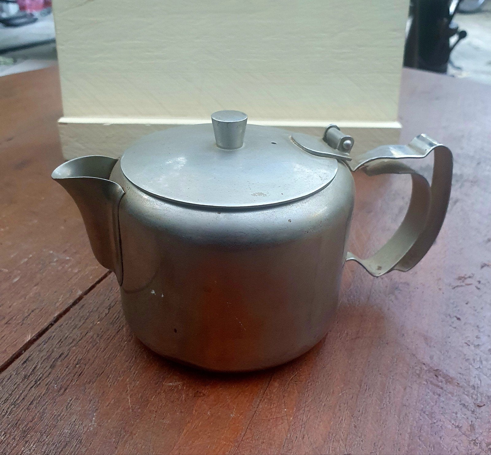 Vintage WMF Theepot RVS (1-persoons) – West-Germany – Retro, Antiek en Kunst, Ophalen of Verzenden