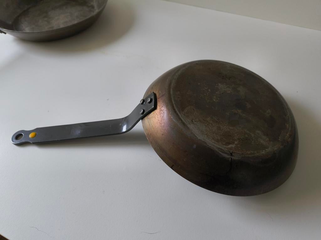 De Buyer B-Element koekenpan ø 28 cm plaatstaal, Huis en Inrichting, Keuken | Potten en Pannen, Overige materialen, Gebruikt, Ophalen of Verzenden