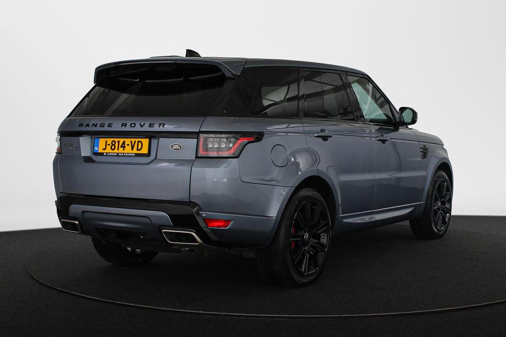 Land Rover Range Rover Sport P400e HSE Dynamic Stealth Pano, Auto's, Land Rover, Automaat, Gebruikt, Euro 6, 4 cilinders