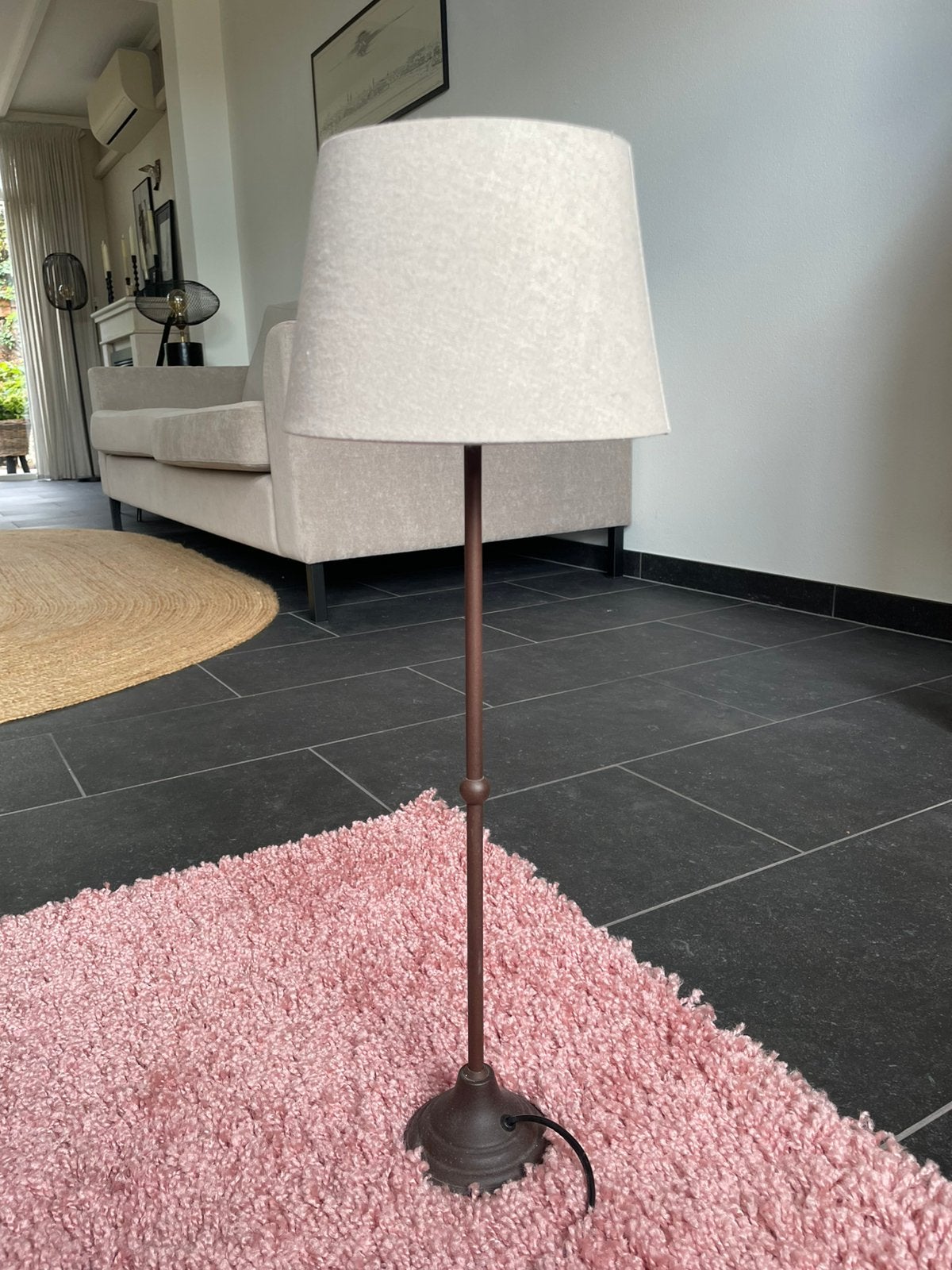 Schemerlampen, Huis en Inrichting, Lampen | Vloerlampen, Ophalen of Verzenden, Zo goed als nieuw, Minder dan 100 cm