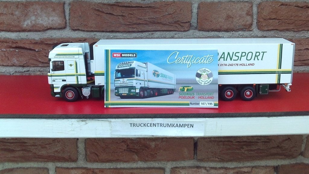 WSI  Daf  95  XF  Super  Space  Cab  van  Soonius, Ophalen of Verzenden, Nieuw, Bus of Vrachtwagen, Wsi