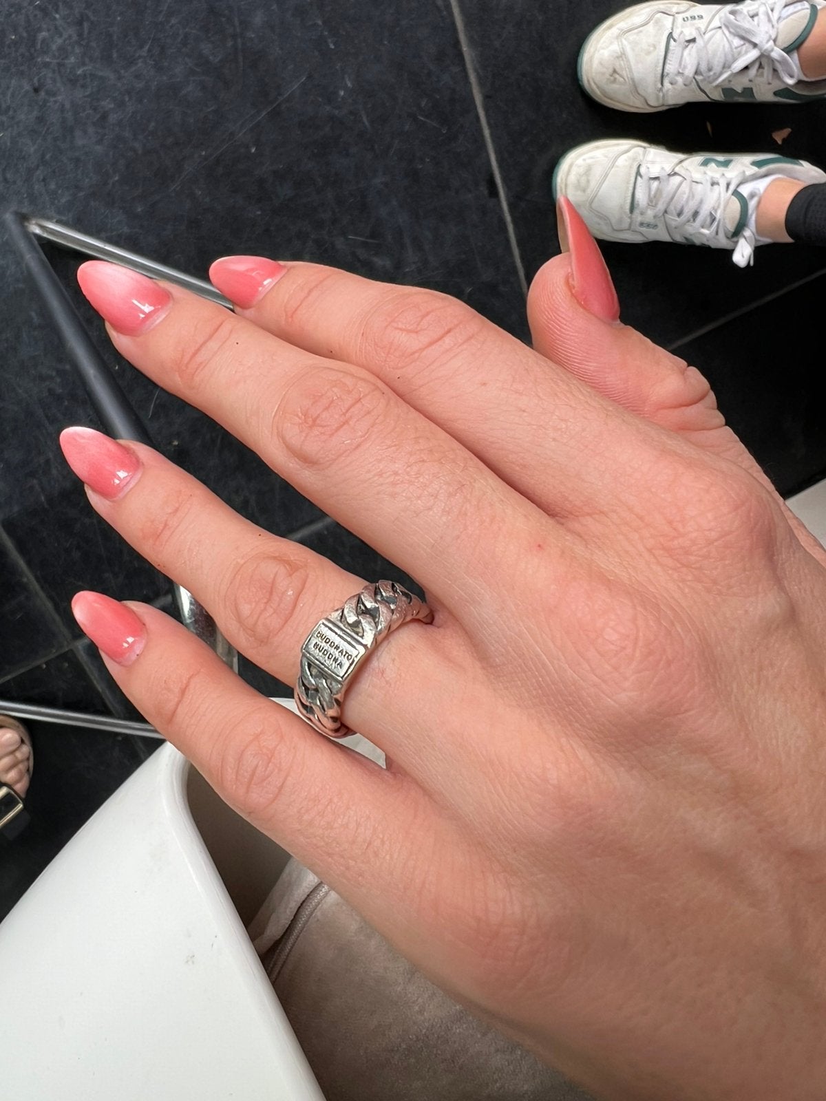 Buddha to Buddha ring, Ophalen of Verzenden, Zo goed als nieuw, 17 tot 18, Dame of Heer