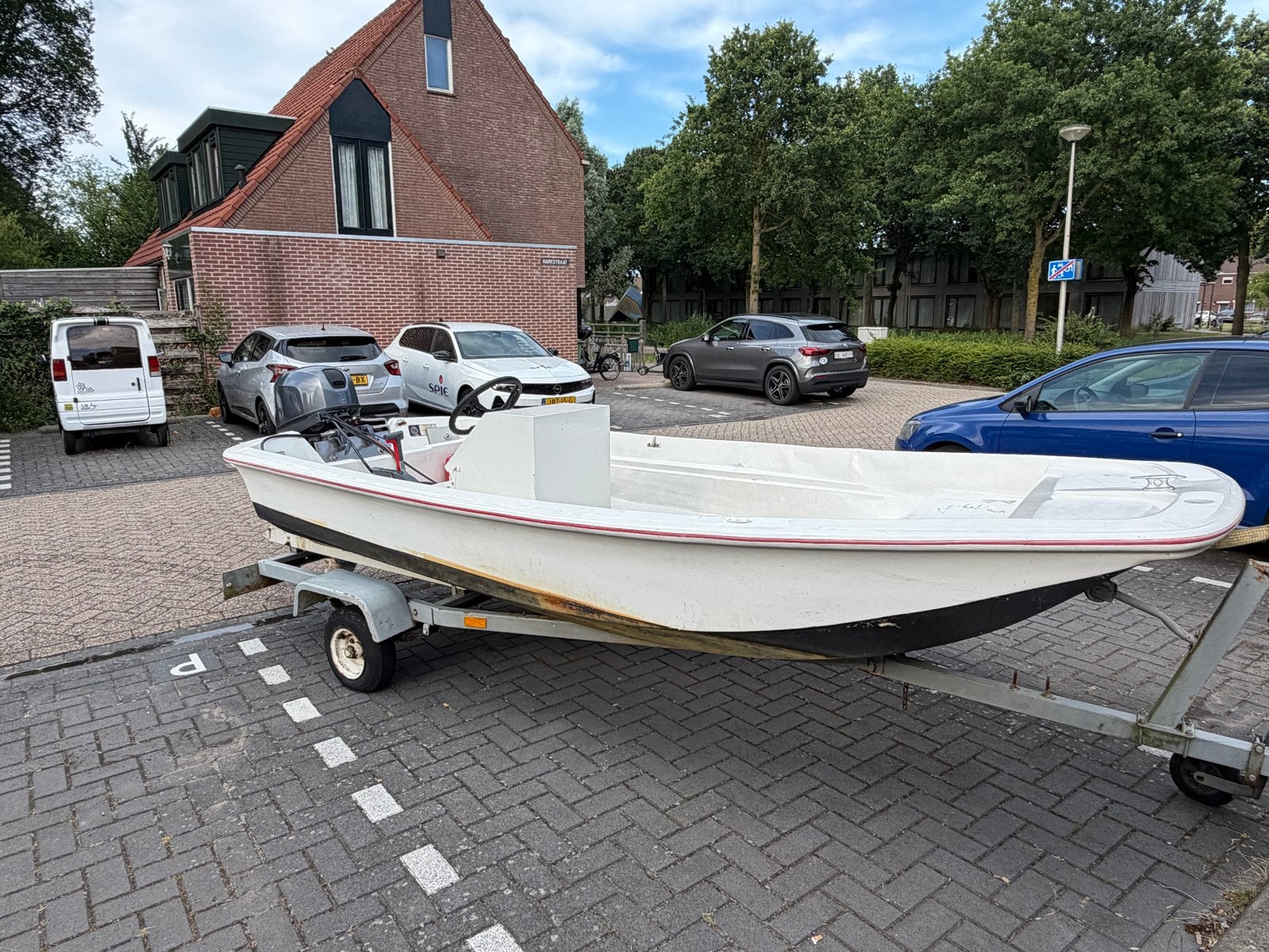 Dell Quay Dory 13 met 25 pk Yamaha viertakt, Watersport en Boten, Benzine, Overige merken, Gebruikt, Buitenboordmotor