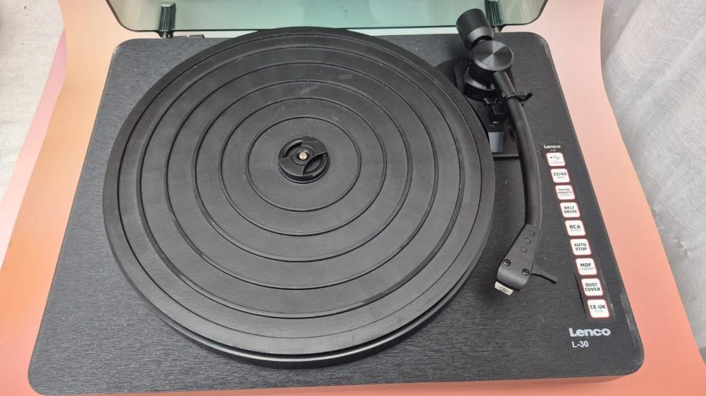 Lenco L-30 Platenspeler, Overige merken, Ophalen of Verzenden, Zo goed als nieuw, USB-aansluiting
