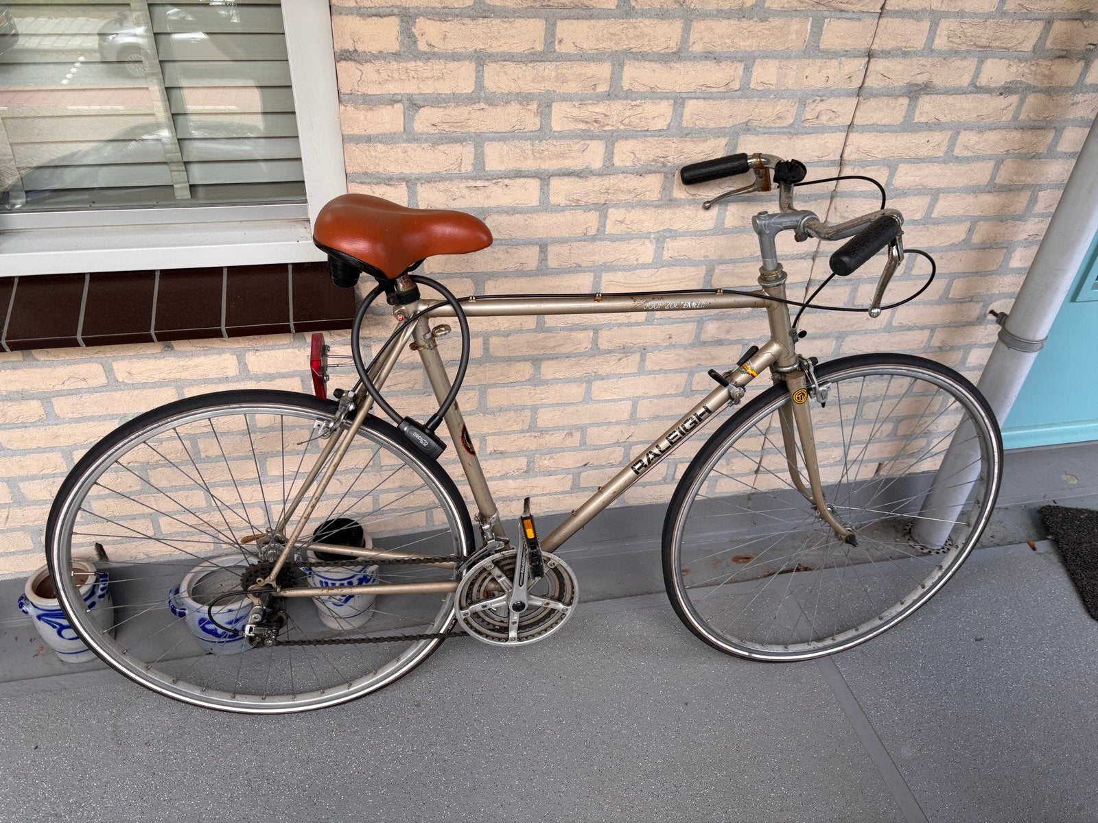 Joop Zoetemelk racefiets - Vintage Raleigh, 28 inch, Gebruikt, 57 tot 61 cm, Ophalen