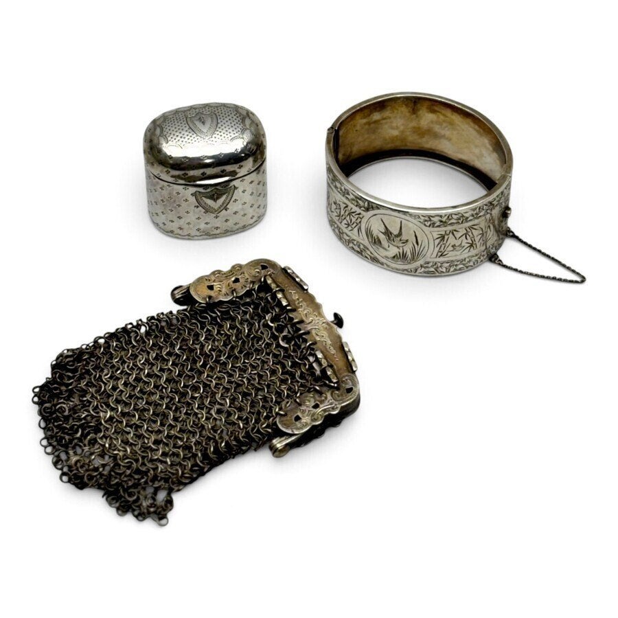 Lot klein zilver (3x)