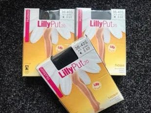 Hudson LillyPut panty's maat S (36-40)darkpurple /Britgreen, Ophalen, Nieuw, Panty, Overige kleuren