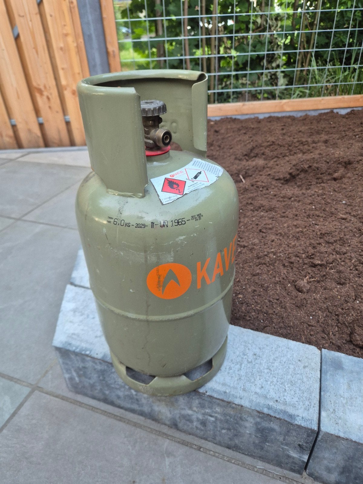Gasfles te koop, Ophalen