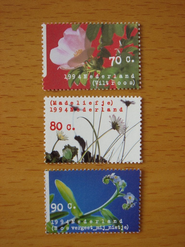 NVPH 1601, 1602 en 1603 Natuur en Milieu 3x, Ophalen of Verzenden, Na 1940, Postfris
