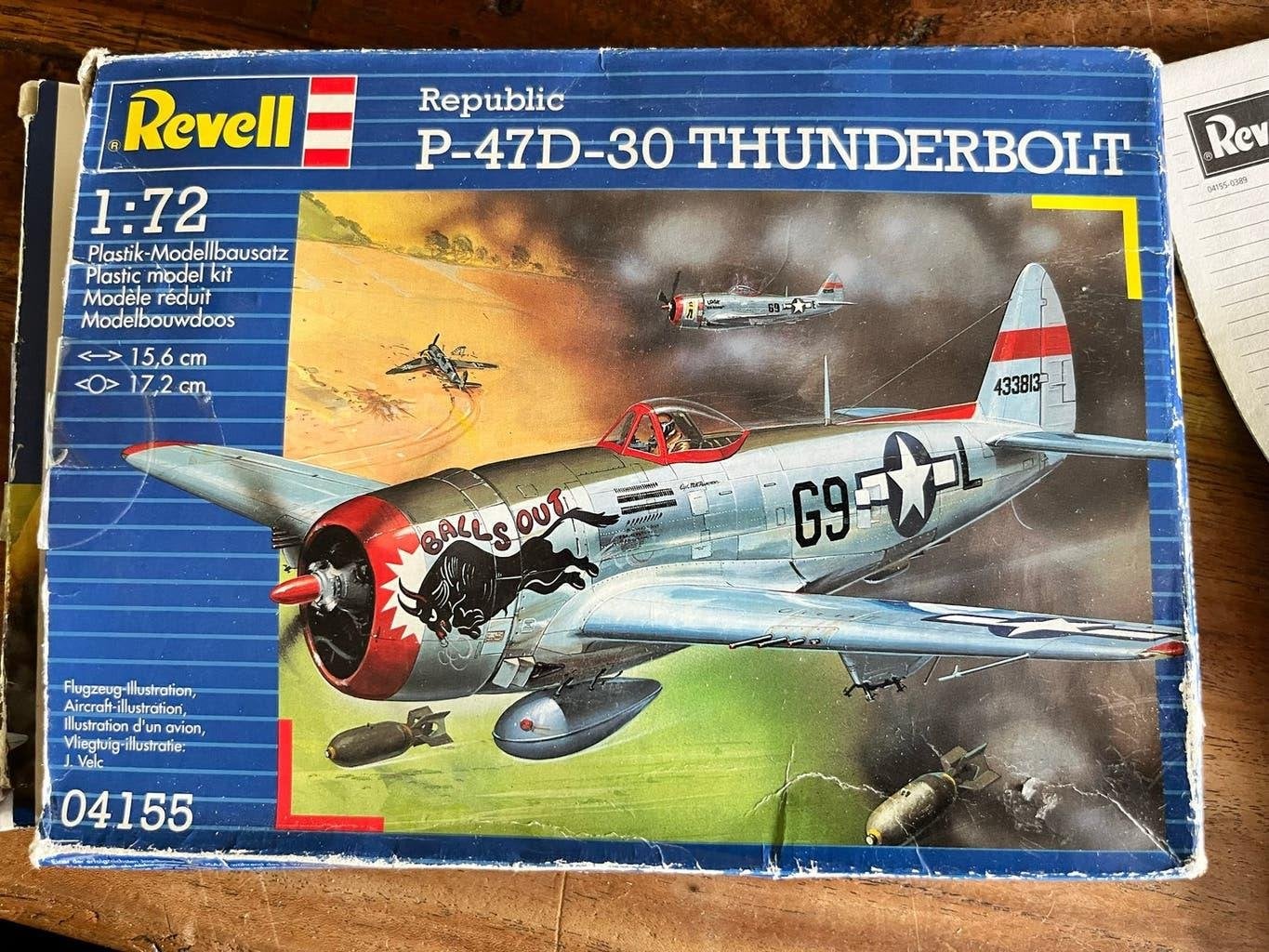 Revell Republic P-47D-30 Thunderbolt modelbouwkit, 1:72 tot 1:144, Revell, Ophalen of Verzenden, Zo goed als nieuw